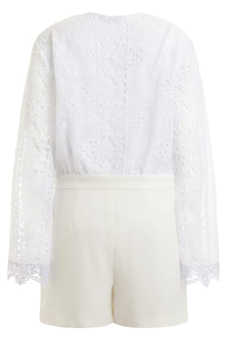 MARCIANO BY GUESS CASSANDRA ROMPER TRUE WHITE 4