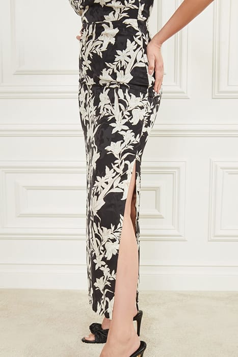 MARCIANO BY GUESS SUNBURST BLACK DRESS SUNBURST BLACK PRINT 7