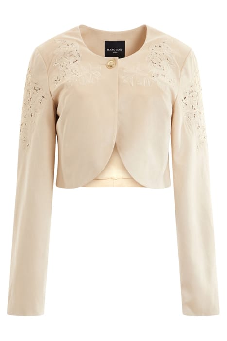 MARCIANO BY GUESS LORRAINE JACKET IVORY CROPPED BONE 4