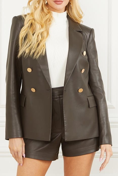 MARCIANO BY GUESS VIXEN BLAZER OLIVE BRANCH 1