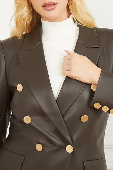 MARCIANO BY GUESS VIXEN BLAZER OLIVE BRANCH 8