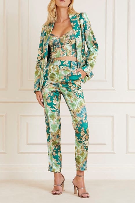 MARCIANO BY GUESS BLOSSOM CORSET HEIRLOOM TOP PRINT 3