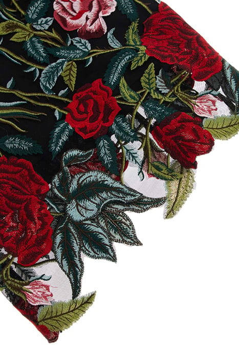 MARCIANO BY GUESS ROSA DRESS BLACK FLORAL MULTI 6