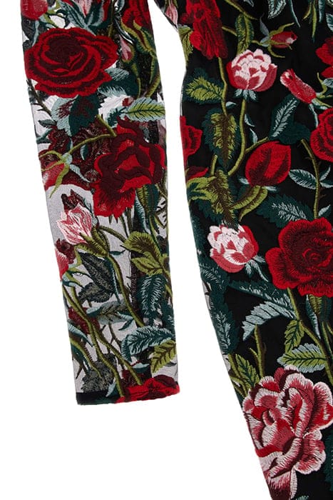 MARCIANO BY GUESS ROSA DRESS BLACK FLORAL MULTI 7