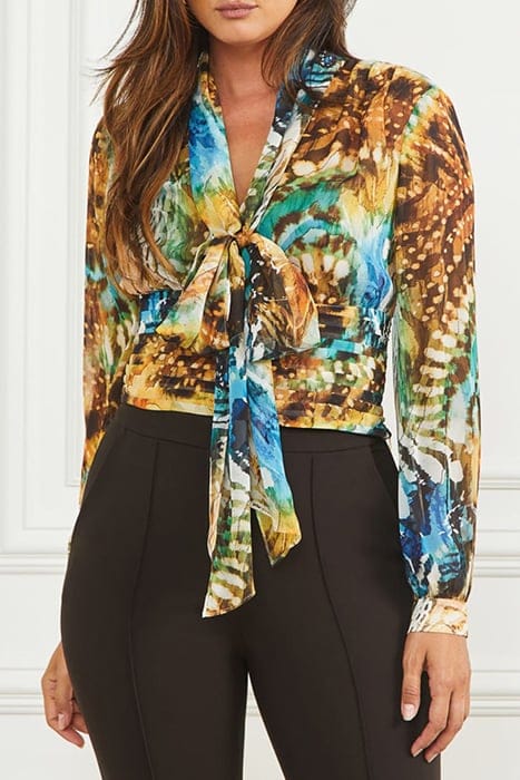 MARCIANO BY GUESS TAMARA BLOUSE EUTOPIA PRINT 1