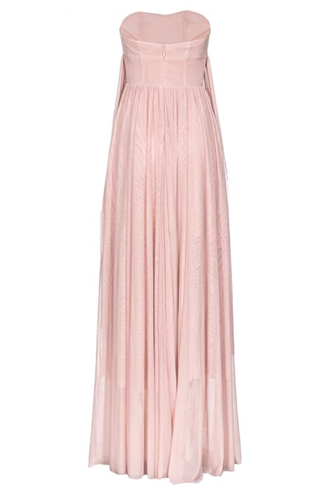 ANTROPOLOGO ABITO TULLE FLUIDO PEACH BEIGE 2