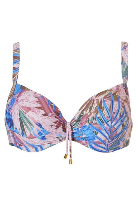 SW BRA TSHIRT BABETTE TROPIC SNAKE BLUE FLOWERS 1