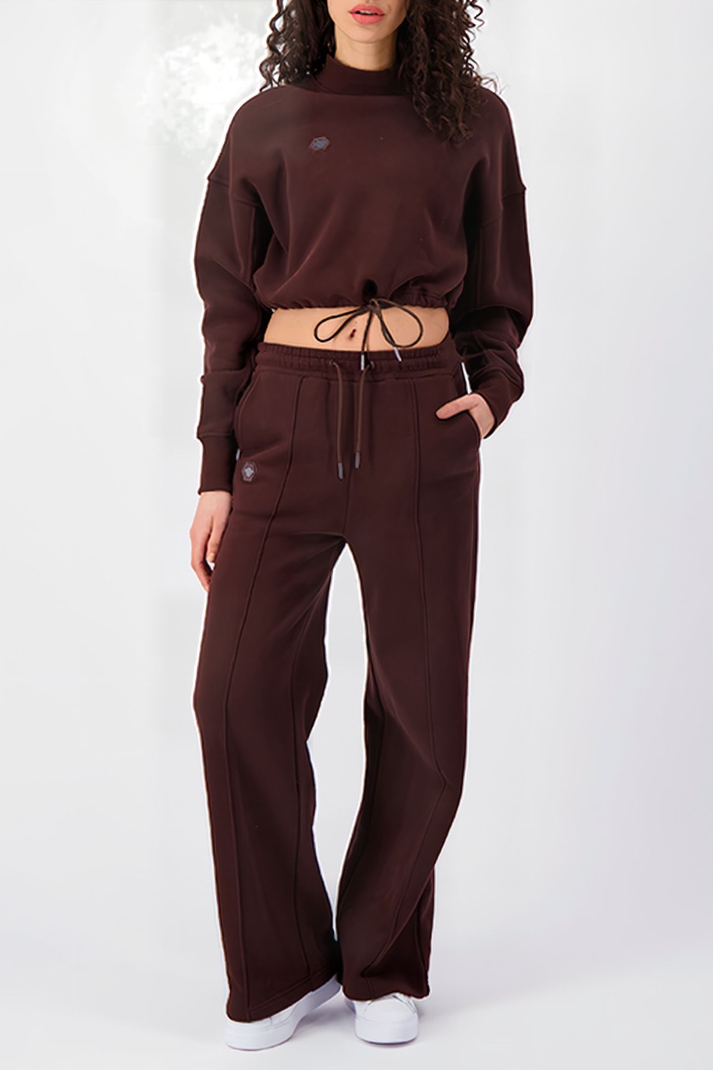 MAE CREWNECK SWEATER BROWN 3