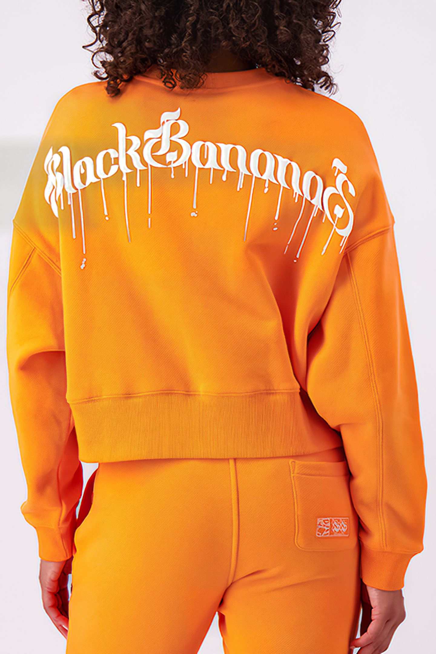 DRIPPING CREWNECK SWEATER ORANGE 2