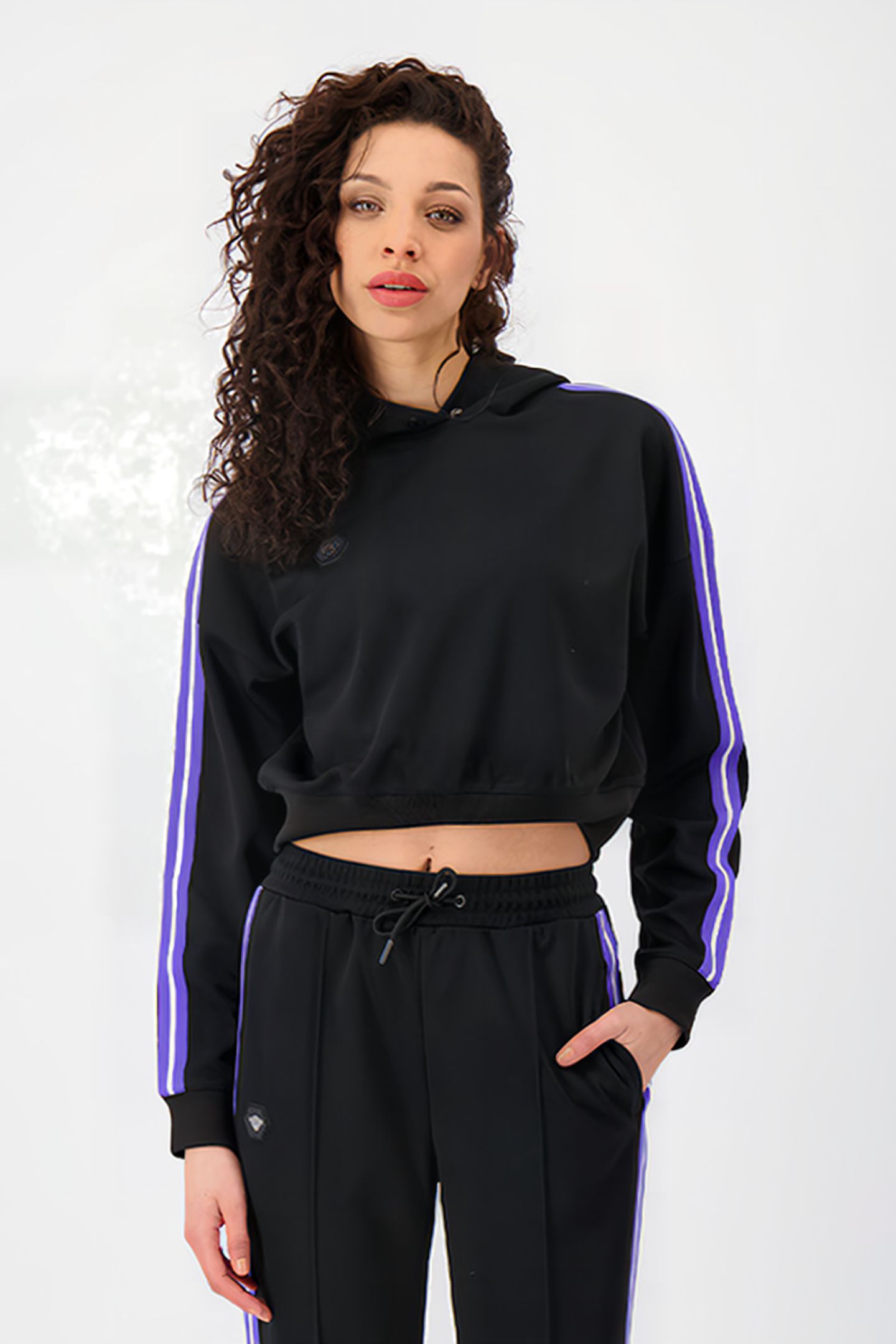 TRACE HOODY BLACK 1