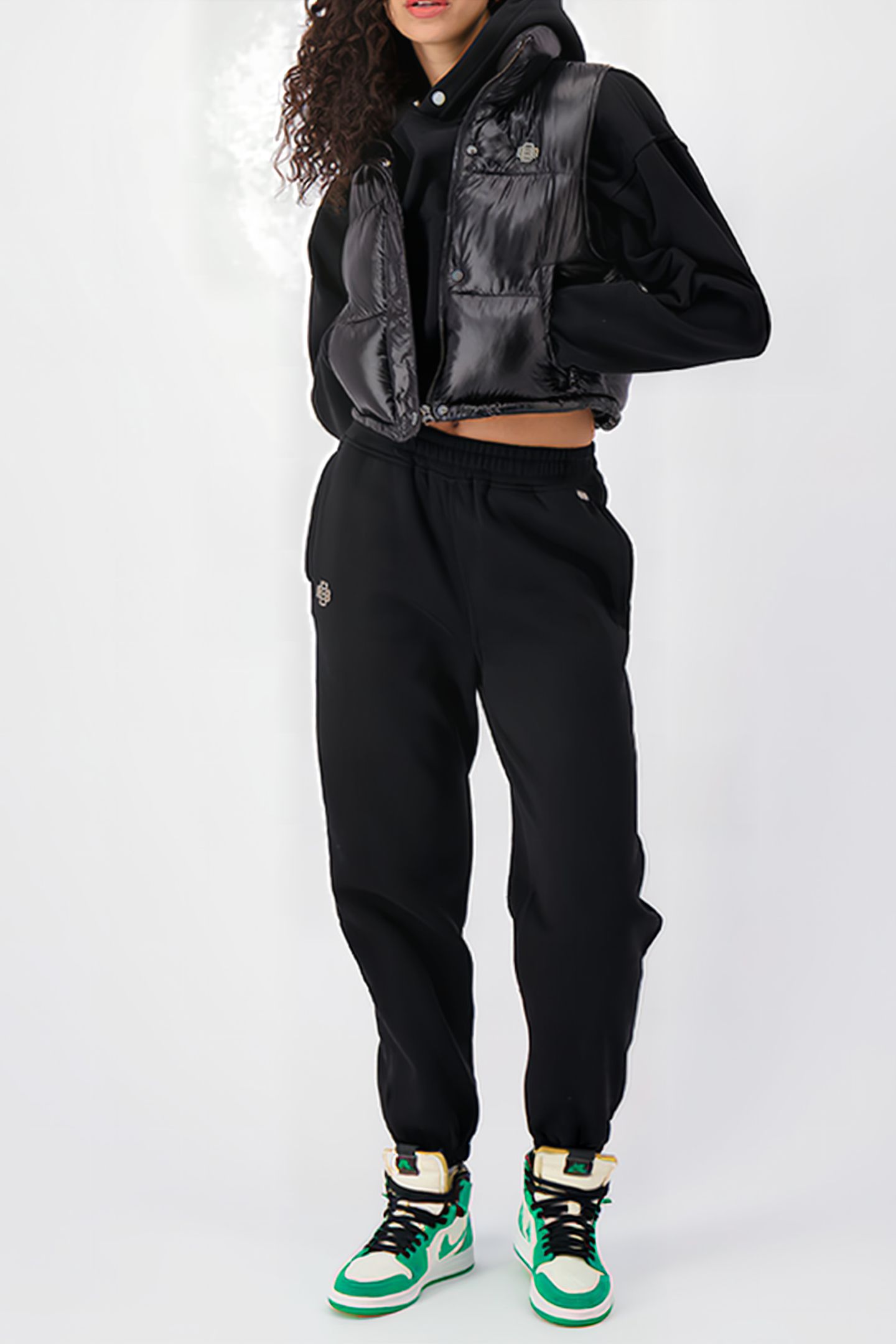 MONOGRAM HOODY BLACK 4