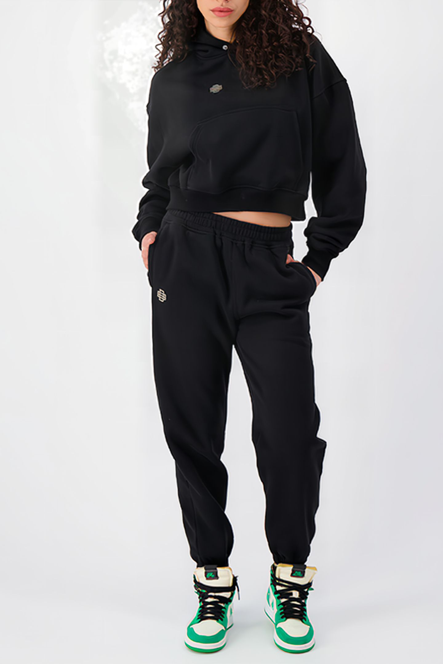 MONOGRAM HOODY BLACK 3