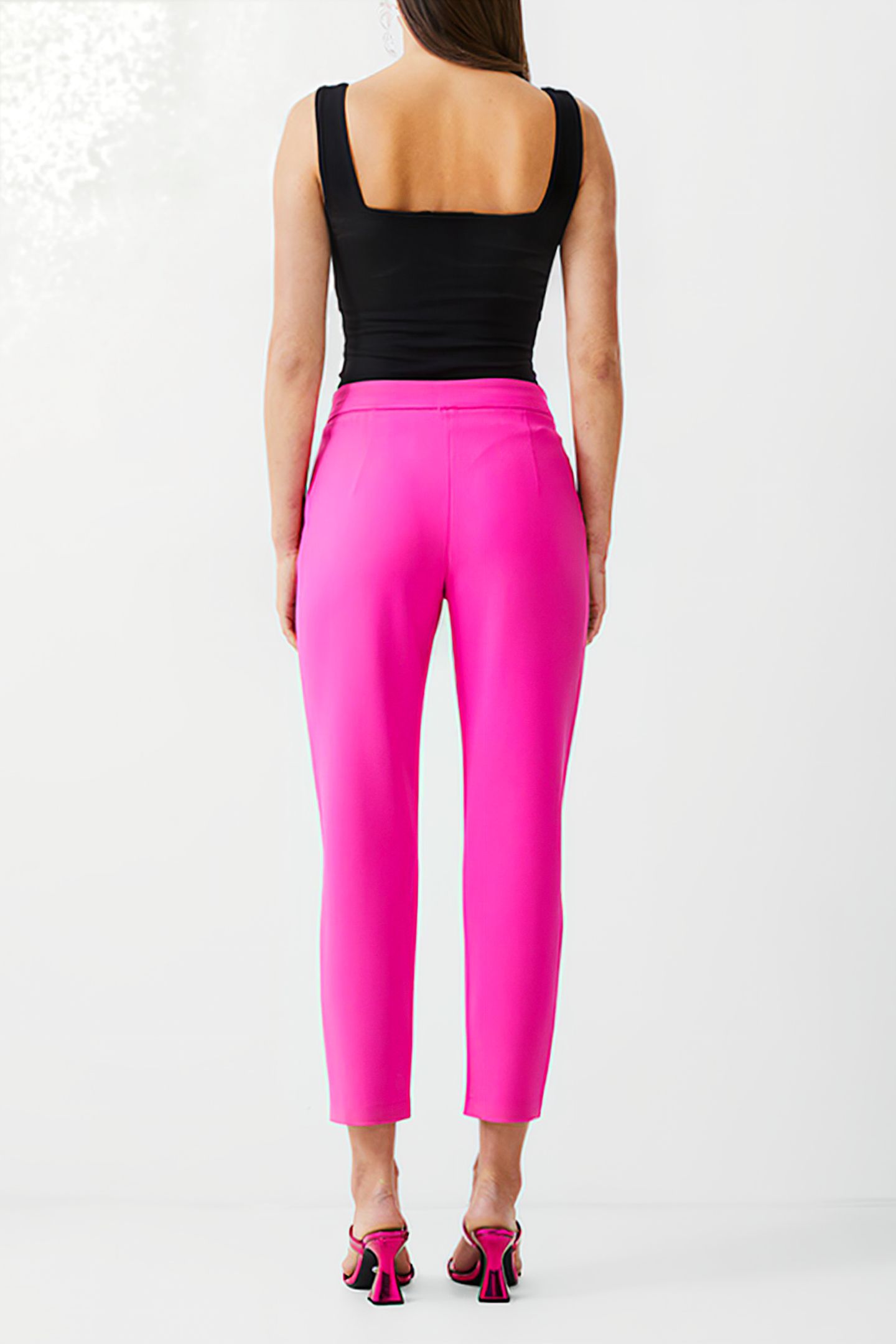 TAILORED TAPERED ANKLE TROUSER WILD ROSA 3