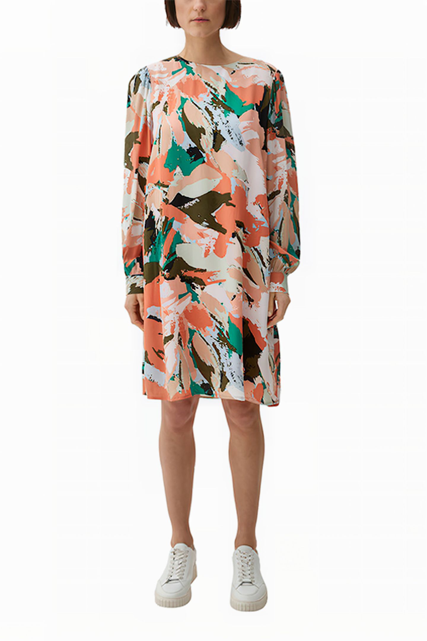 S.OLIVER DRESSES ORANGE 1