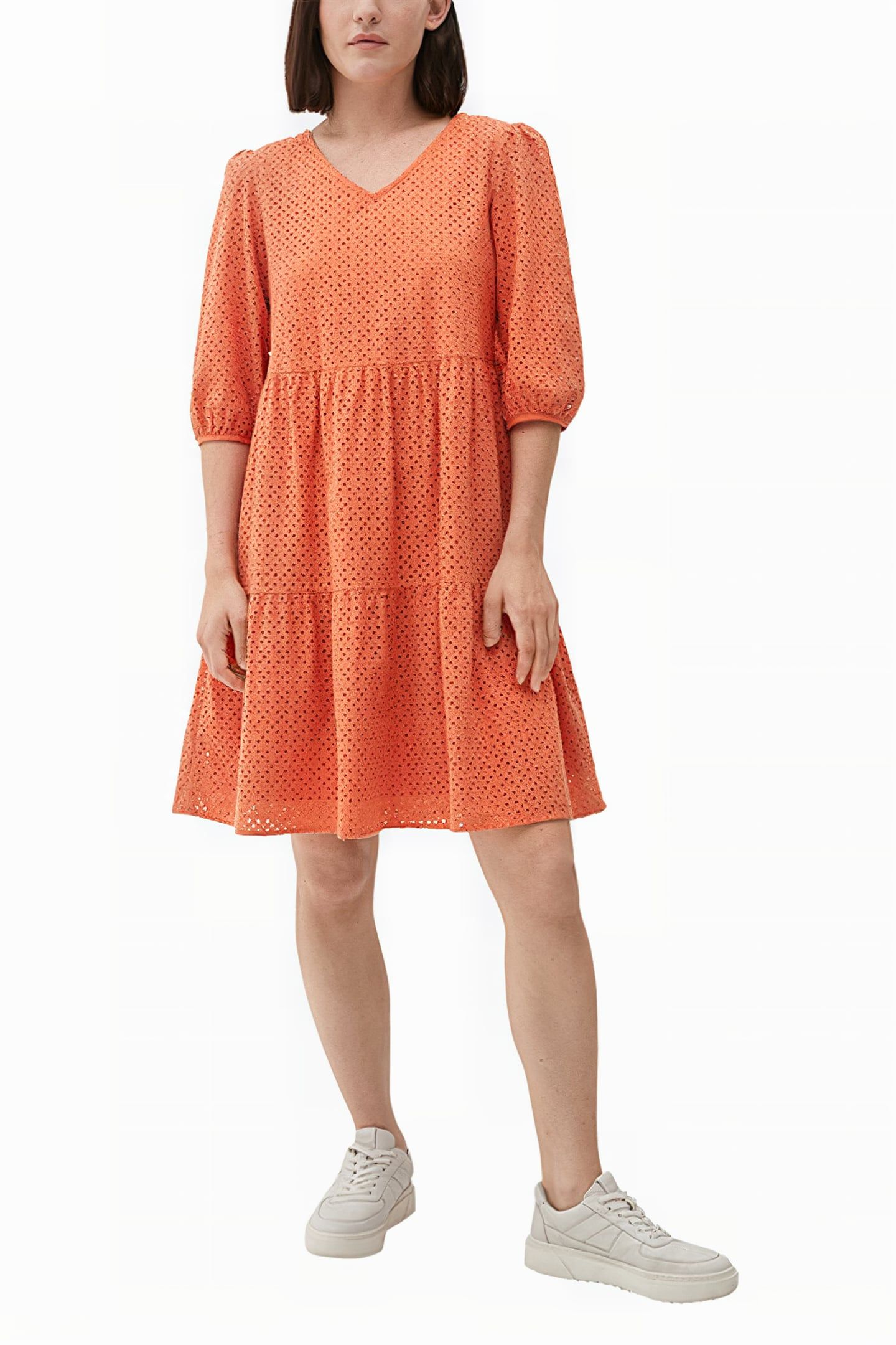 S.OLIVER DRESSES ORANGE 1