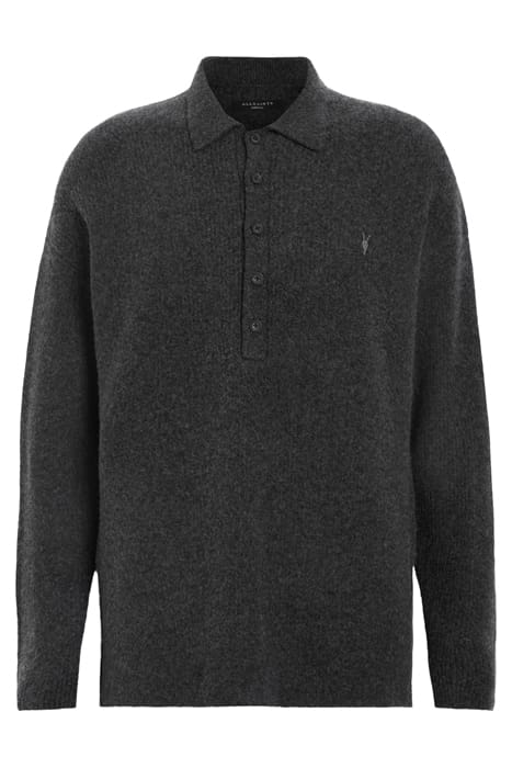 SHAPLEY LS POLO CINDER BLACK MARL 4