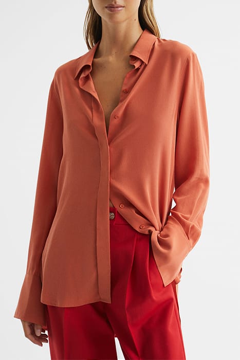 EDEN-MATTE BLOUSES — ORANGE 1