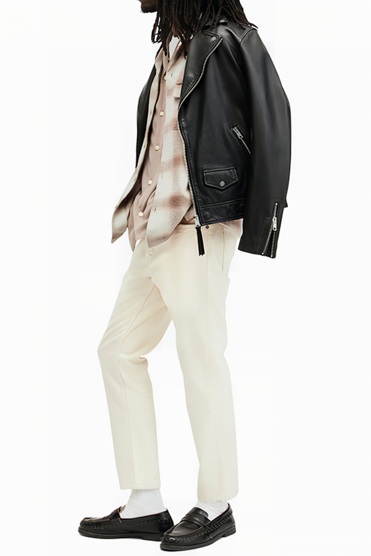 KNOLL LS SHIRT OATMEAL WT/CHESTNU 6