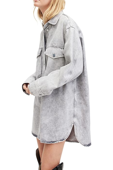 LILY SHACKET DRESS SNOW GREY 5
