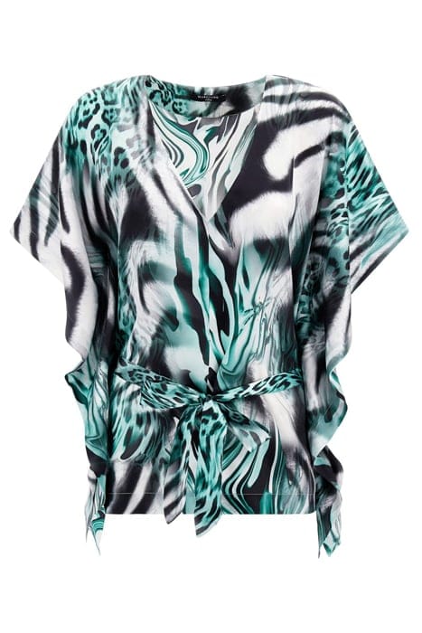 MARCIANO BY GUESS MADELYN KIMONO FELINE FEELING PRINT 4