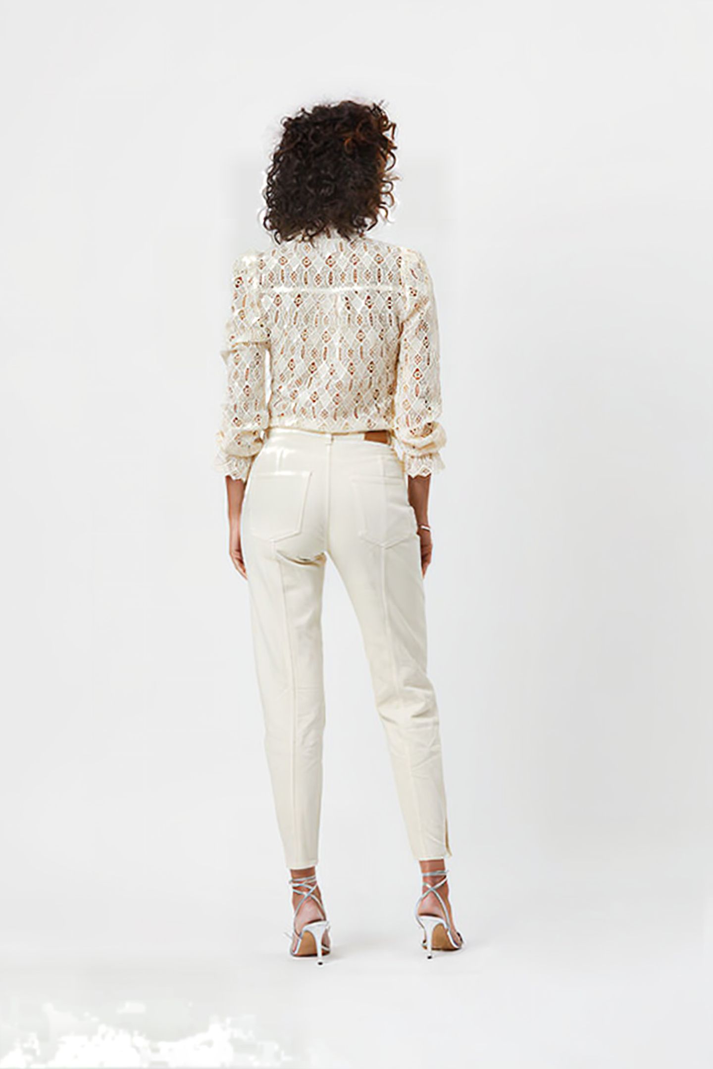 D6MARAY RELAXED FIT PANTS BUTTER CREAM 2
