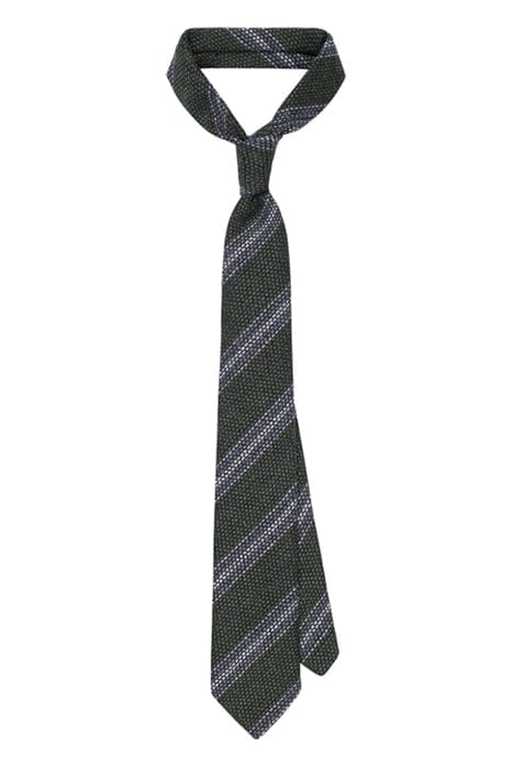 STRIPED TIE GREEN 1