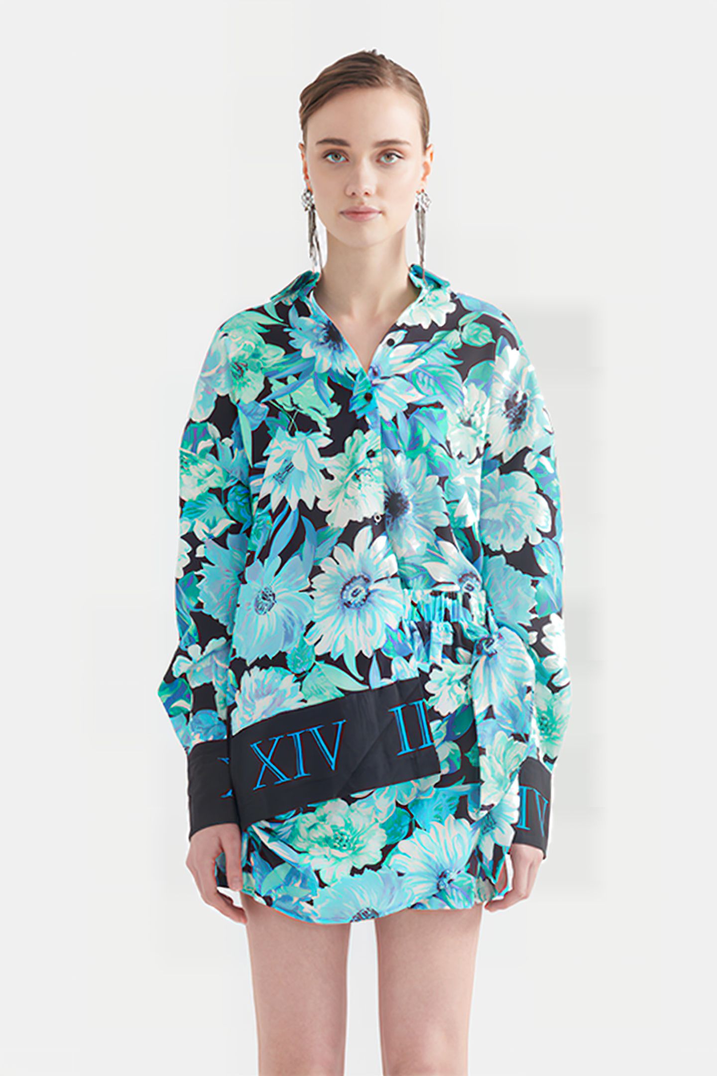 LA-SBFLORAL BLUE BLOUSE BLUE 1