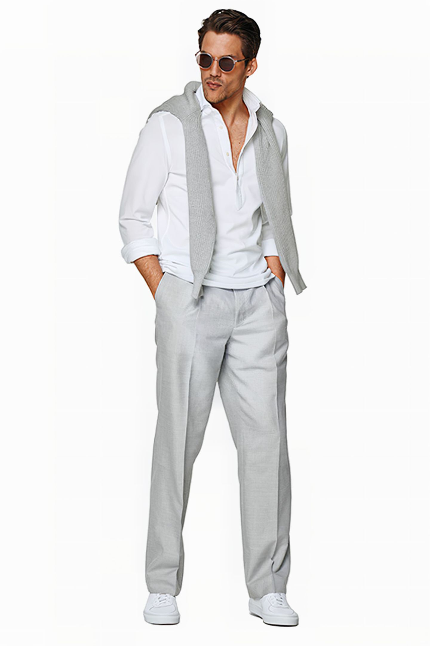 KNITTED POPOVER WHITE 5