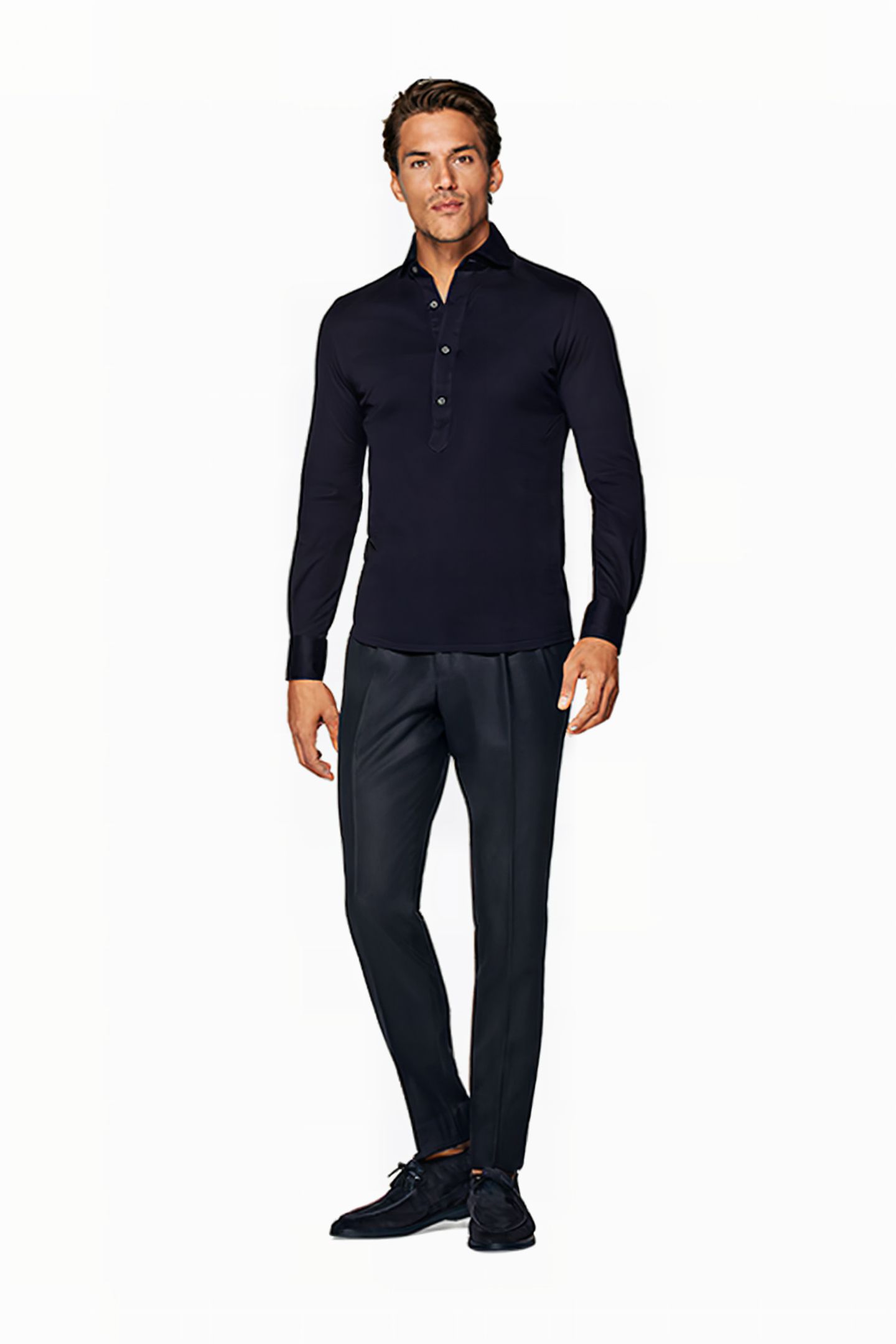KNITTED NAVY POPOVER NAVY 5