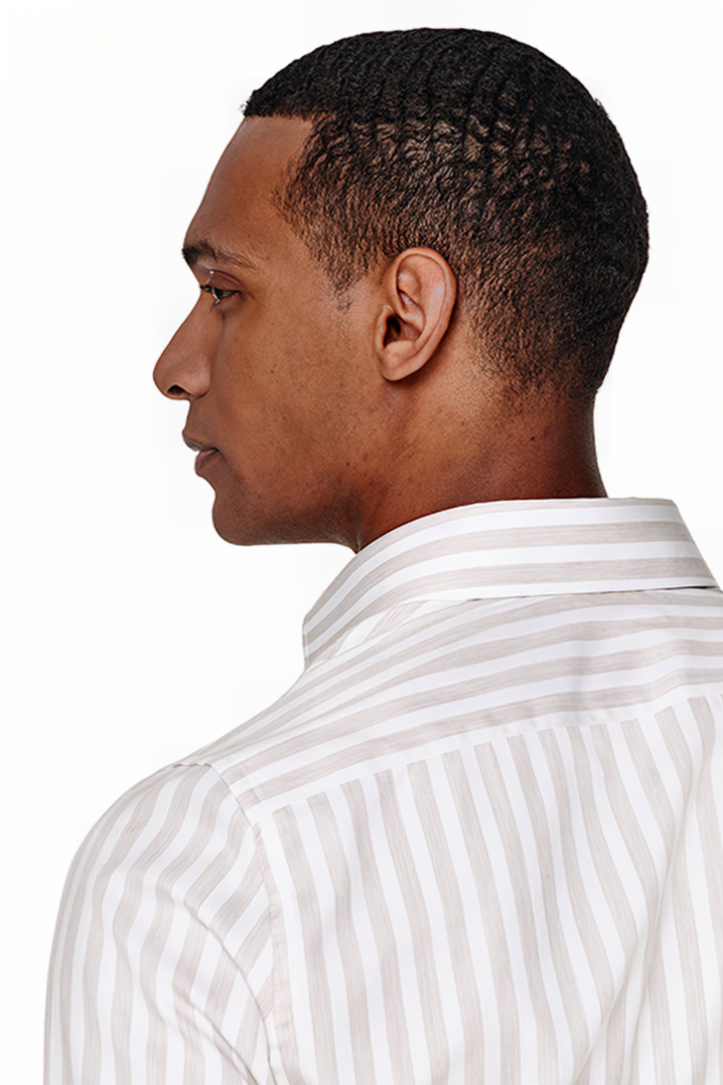 SAND STRIPE COTTON TENCEL LIGHT BROWN 7