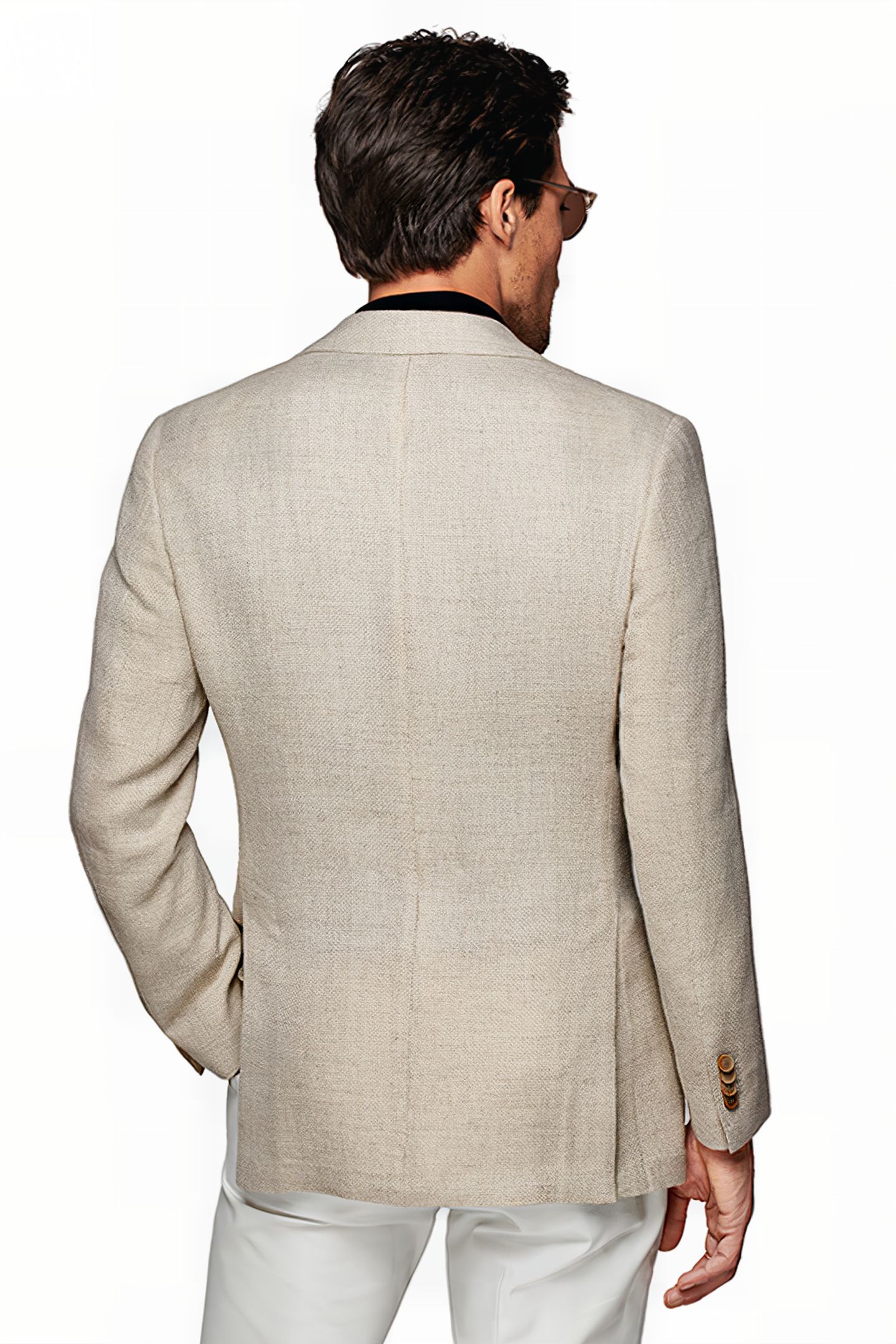 JACKET-L.BROWN-HERRINGBONE LIGHT BROWN 2