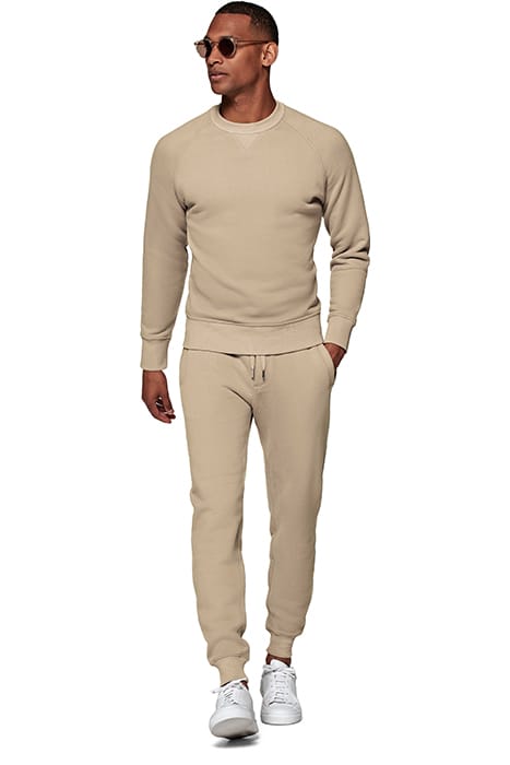 CREWNECK LIGHT BROWN 3