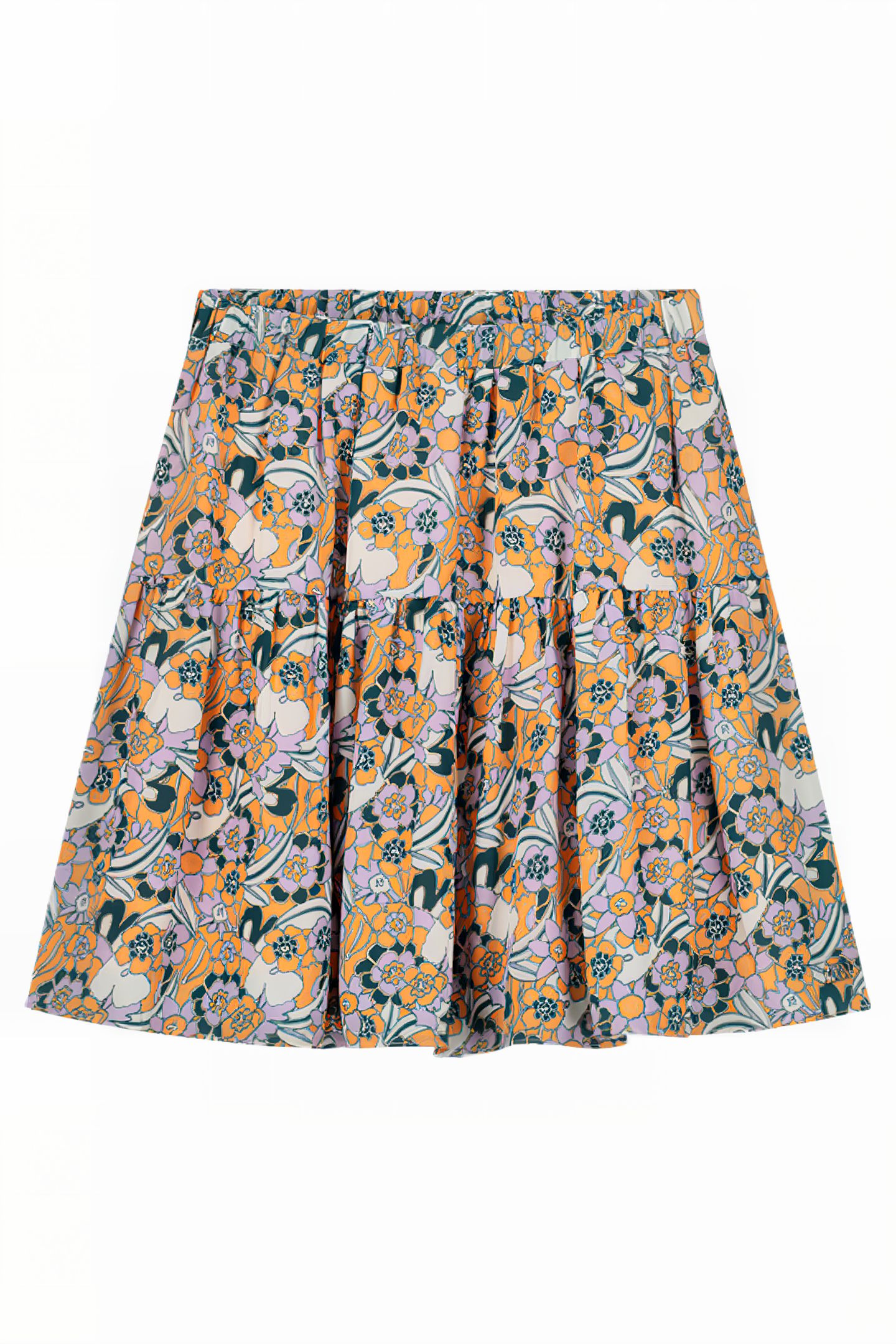 SELINA SKIRT SUNSET ORANGE 1