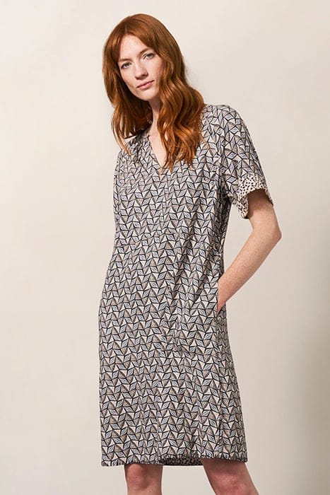 CORA LINEN BLEND DRE NATURAL 1