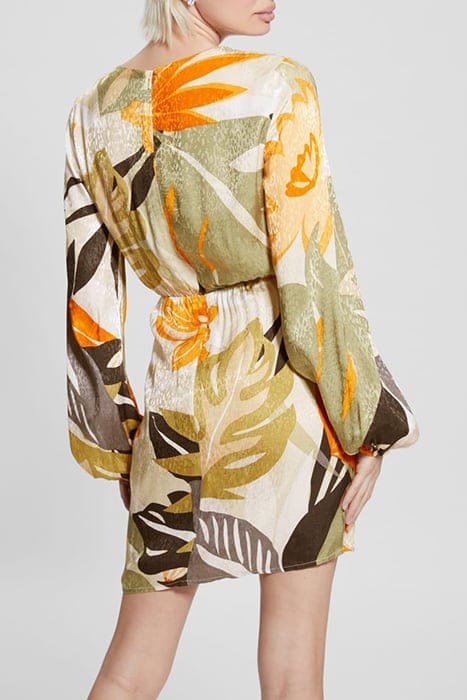 MARCIANO BY GUESS LS CASSIA JACQUARD D FOLIAGE FORM PRINT 2