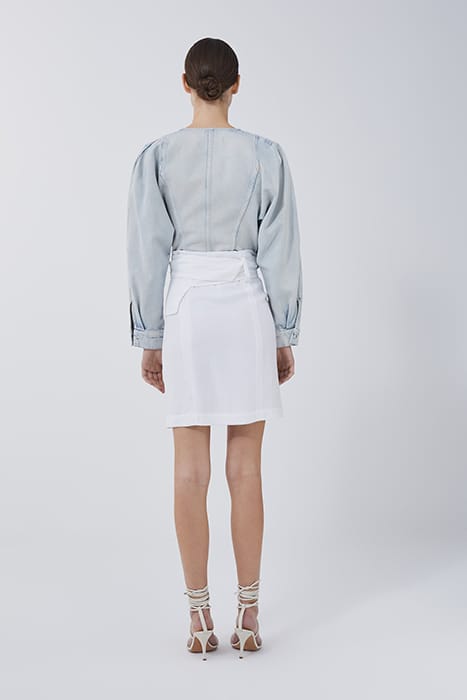 LODI MINI SKIRT IN WHITE 4