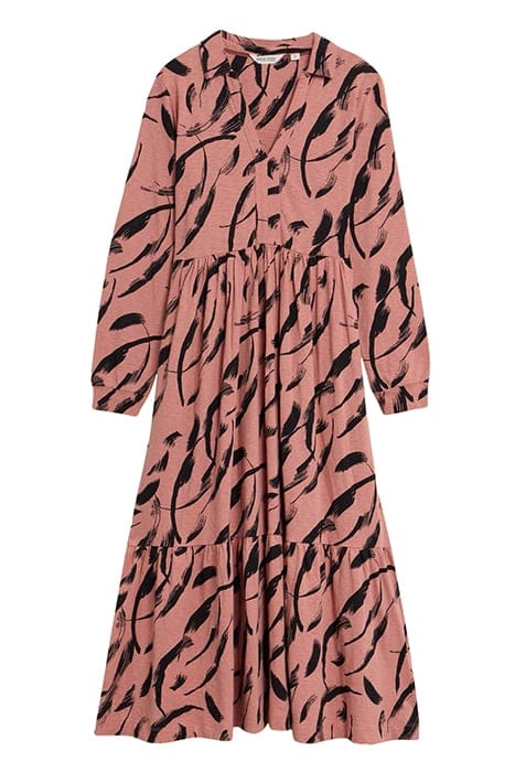 KARINA JERSEY SHIRT DRE PINK PRINTED 1