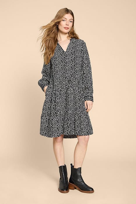CLOVER ECO VERO DRE BLACK PRINTED 1