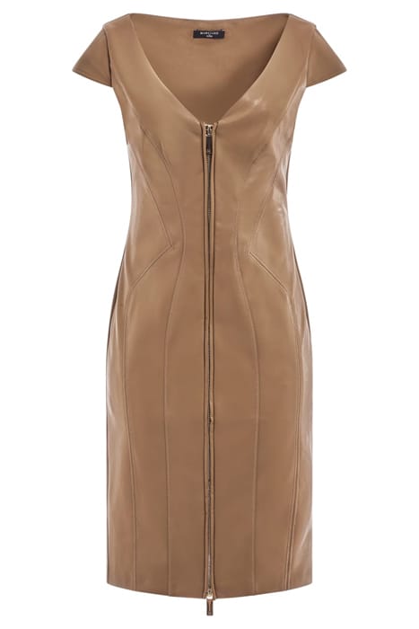 MARCIANO BY GUESS ROSE DRESS TRUFFLE DUST LEATHER MULTI 1
