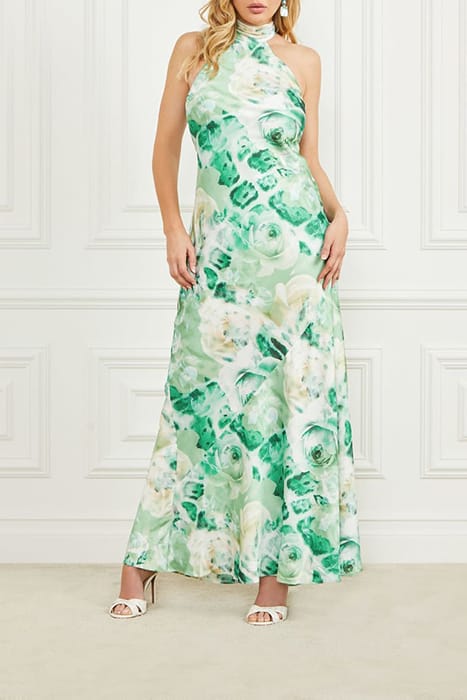 MARCIANO BY GUESS SOPHIA LONG DRESS ROSES BOUQUET PRINT 6
