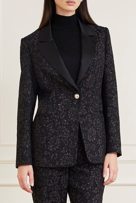 MARCIANO BY GUESS KATE BLAZER JET BLACK 1
