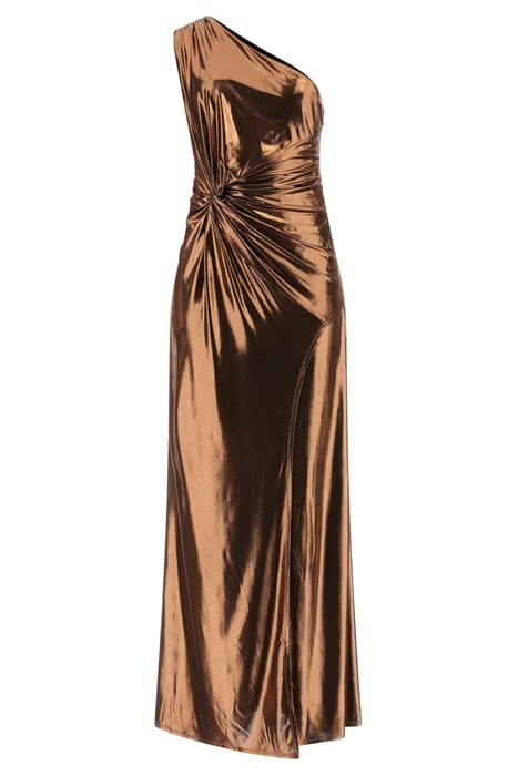 MARCIANO BY GUESS NAOMI MONOSHOULDER DRESS COPPER MULTI 3