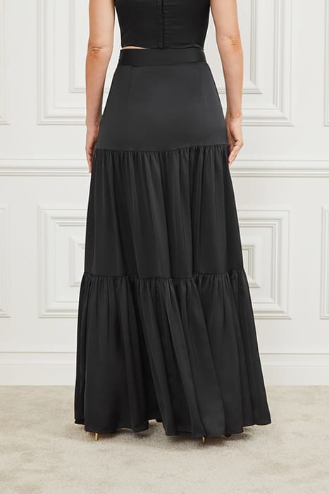 MARCIANO BY GUESS SUSANNE SKIRT SOLID JET BLACK 7