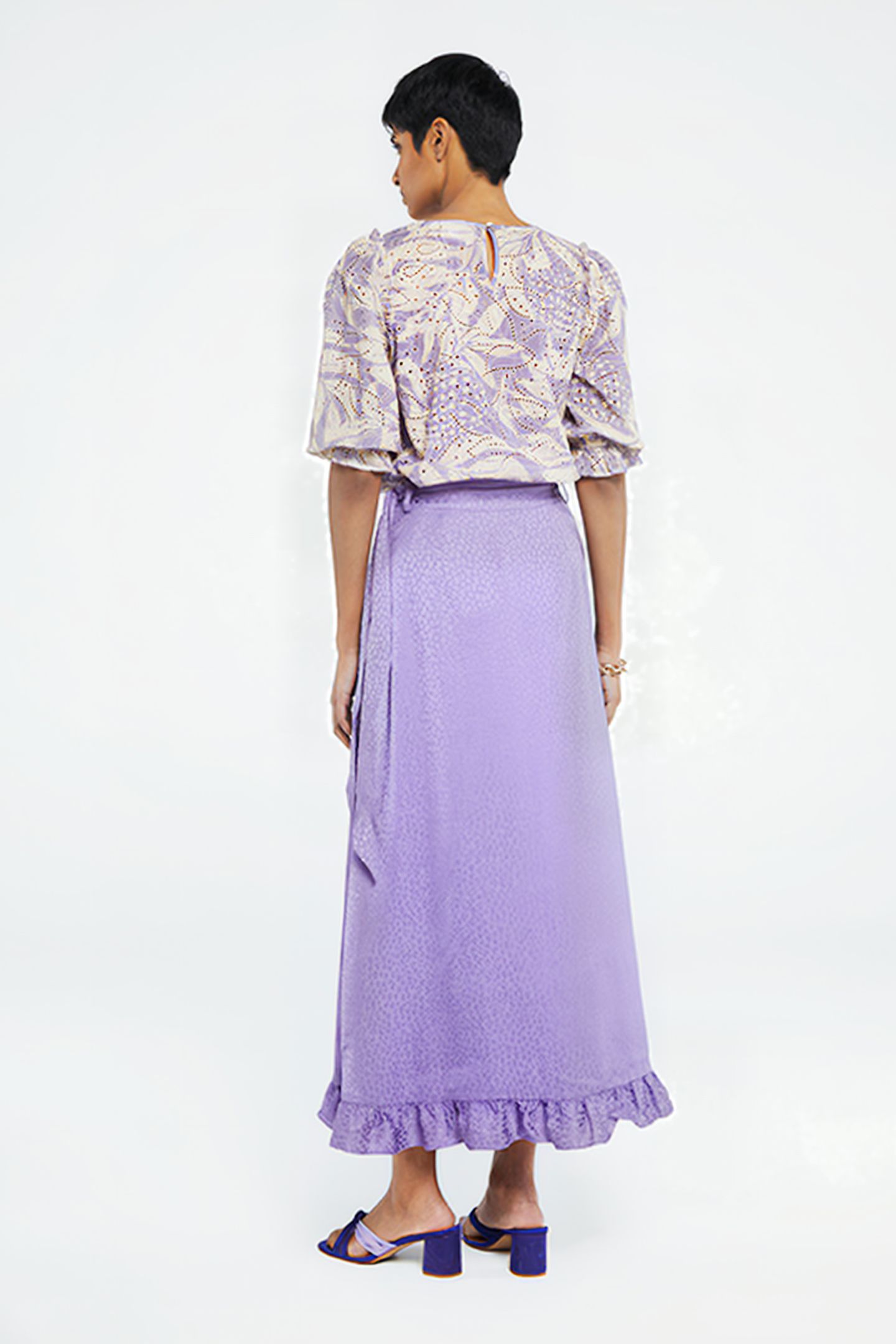 BOBO FRILL SKIRT LOVENDER 2