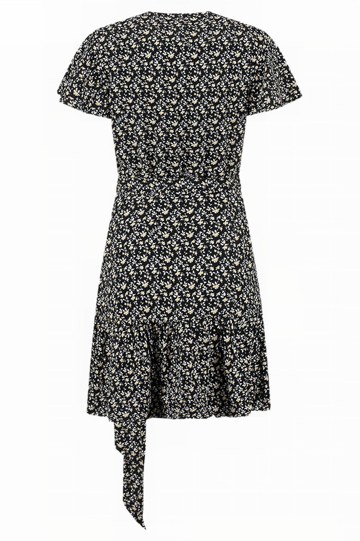 REESE DRESS SHORT SLEEVE MULTI BLACK 2