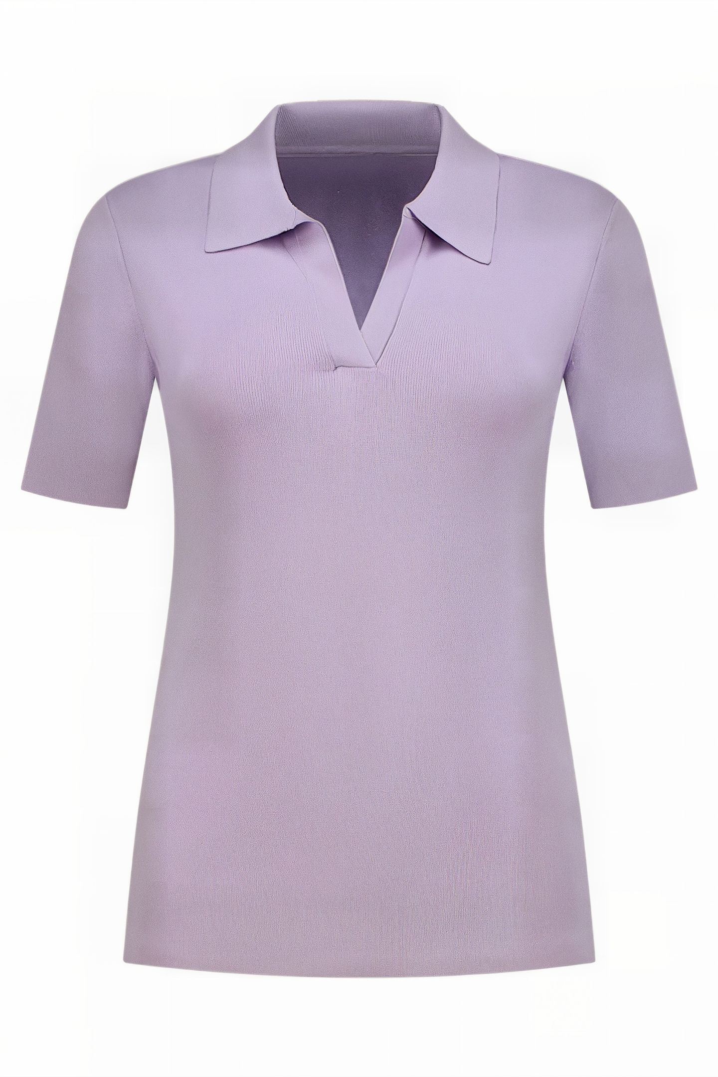 JOLIE POLO TOP LILAC 1