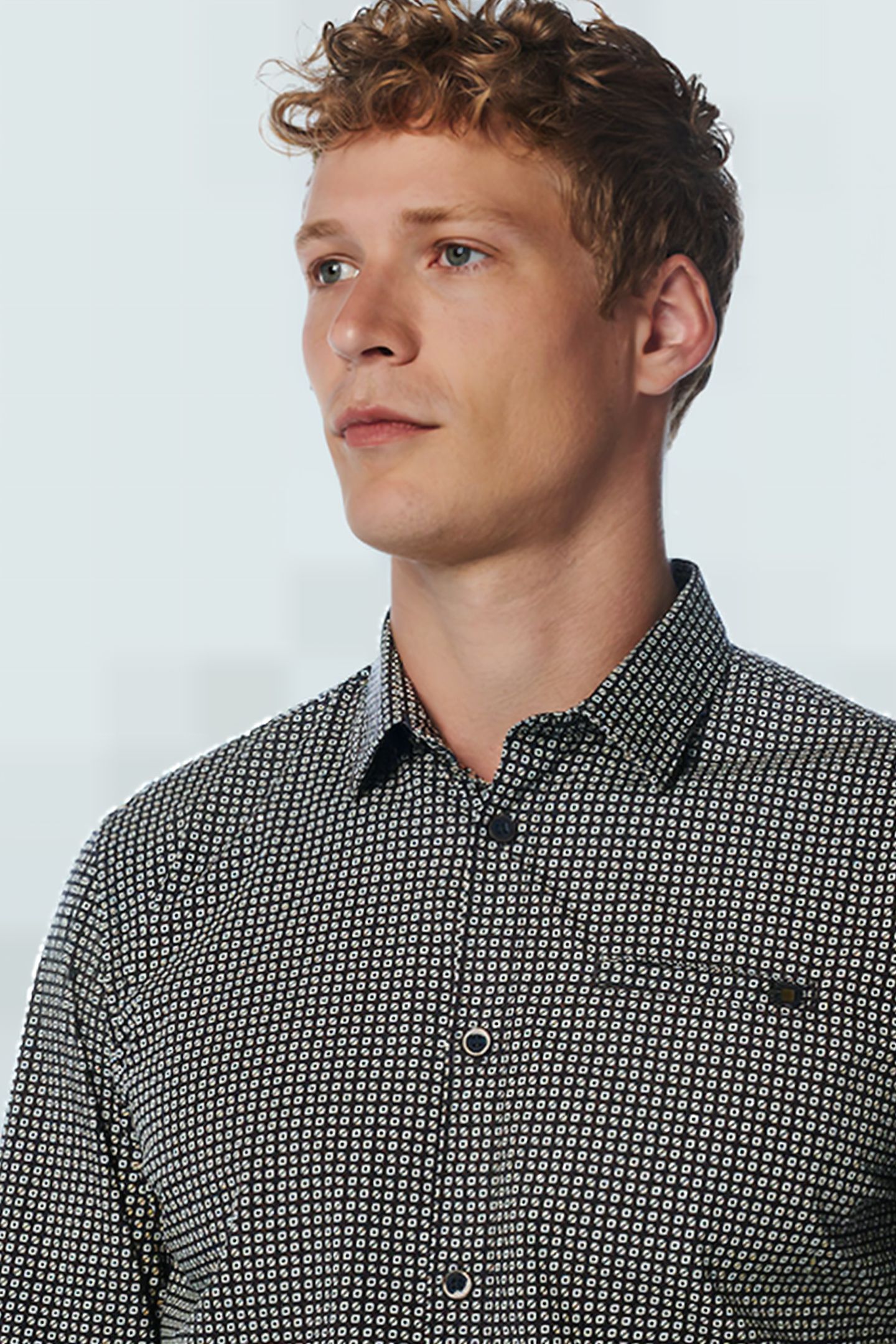 SHIRT STRETCH ALLOVER PRINTED NIGHT 6