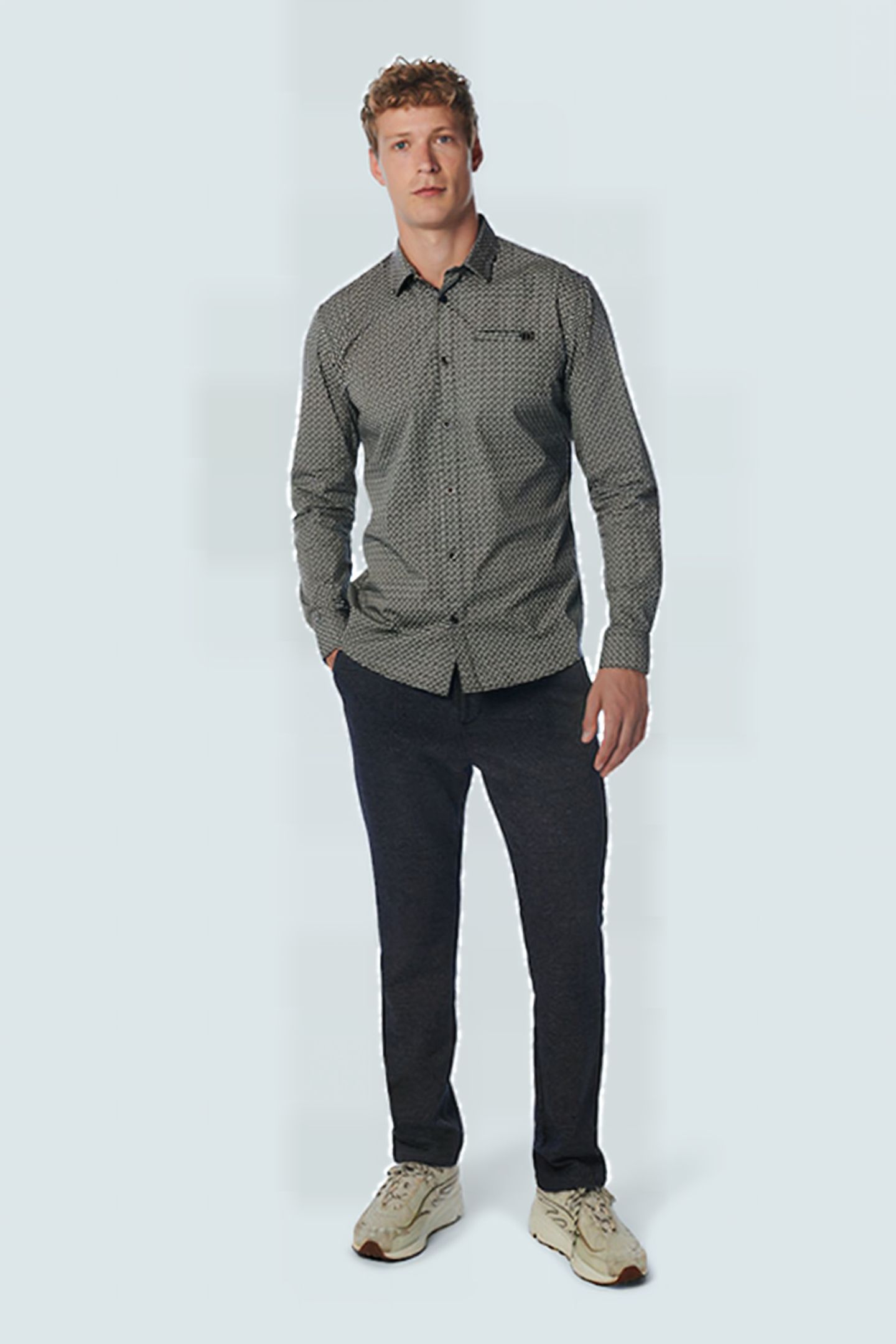 SHIRT STRETCH ALLOVER PRINTED NIGHT 3