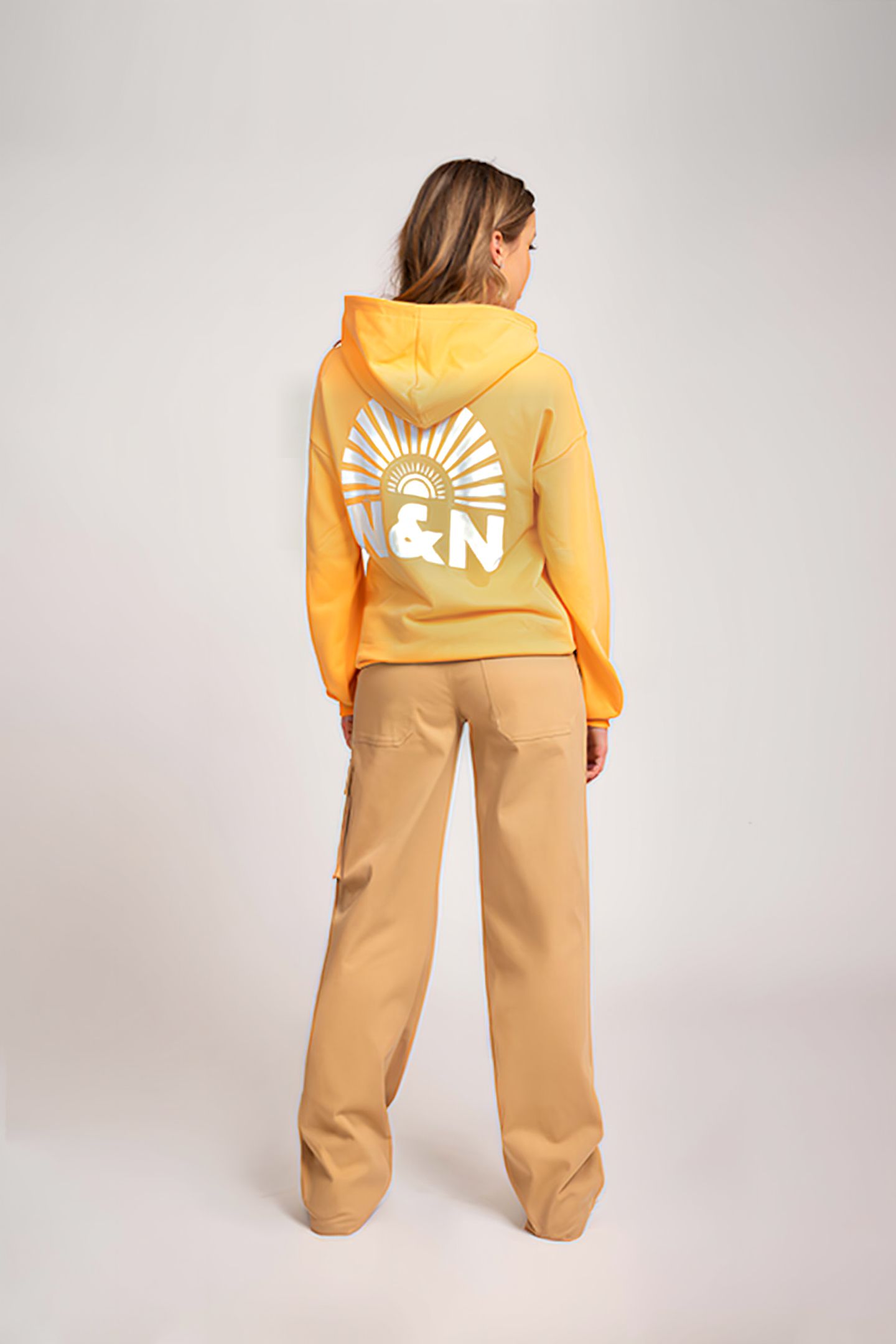 SUNSET ZIP HOODIE APRICOT 2