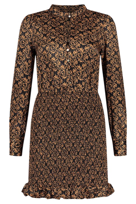 VEERLE DRESS AUTUMN BROWN 2